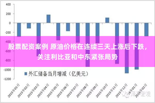 股票配资案例 原油价格在连续三天上涨后下跌，关注利比亚和中东紧张局势