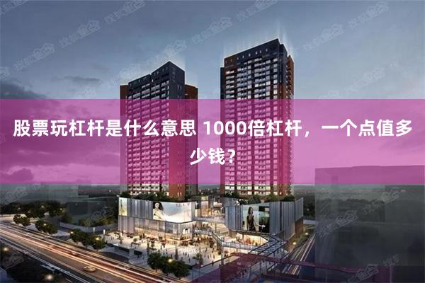 股票玩杠杆是什么意思 1000倍杠杆，一个点值多少钱？