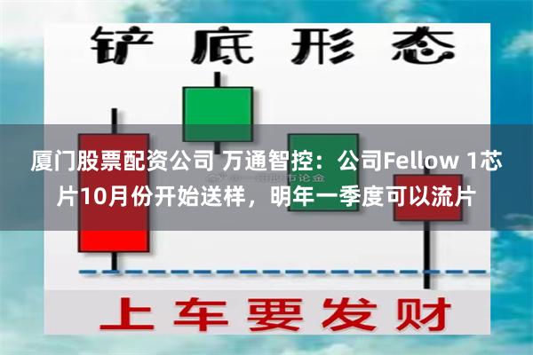 厦门股票配资公司 万通智控：公司Fellow 1芯片10月份开始送样，明年一季度可以流片